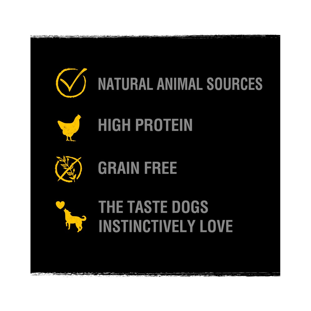 Crave Natural Grain Free Protein Chunks Adult Dog Treat Chicken 55g - 3